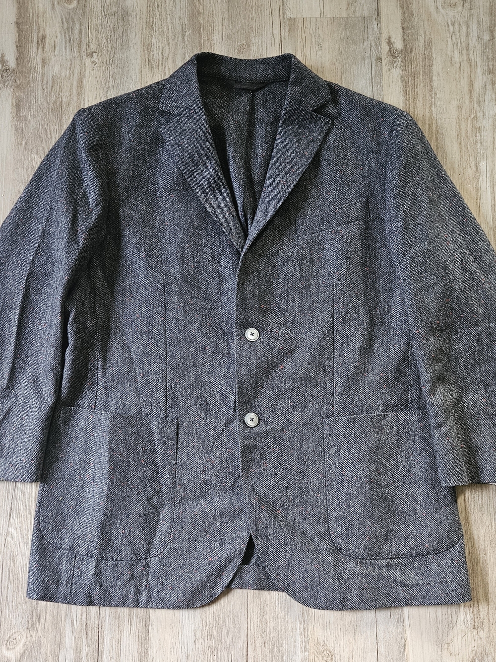 L.B.M 1911 Limited Edition Luigi Bianchi Mantova Men's Dark Grey Wool Blazer 42R
